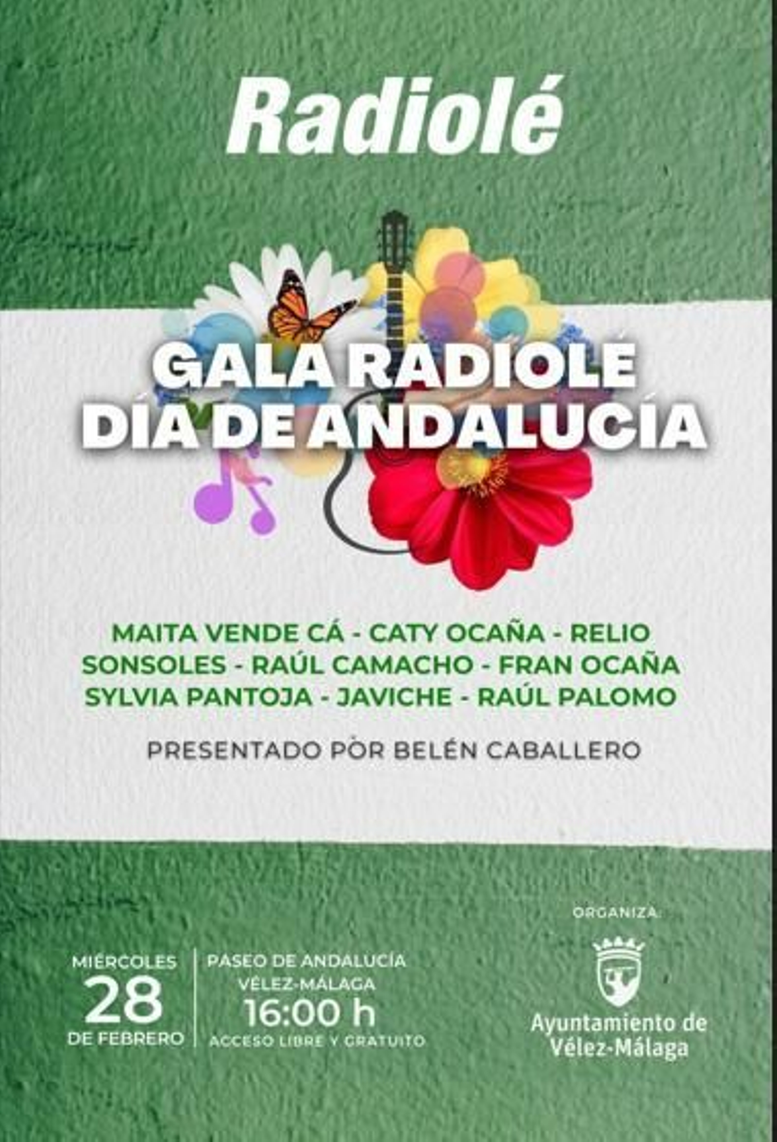 Cartel del Día de Andalucía en Vélez-Málaga