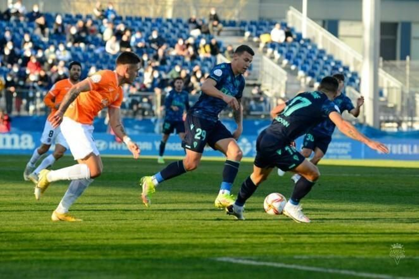 Osmajic en un partido del Cádiz.