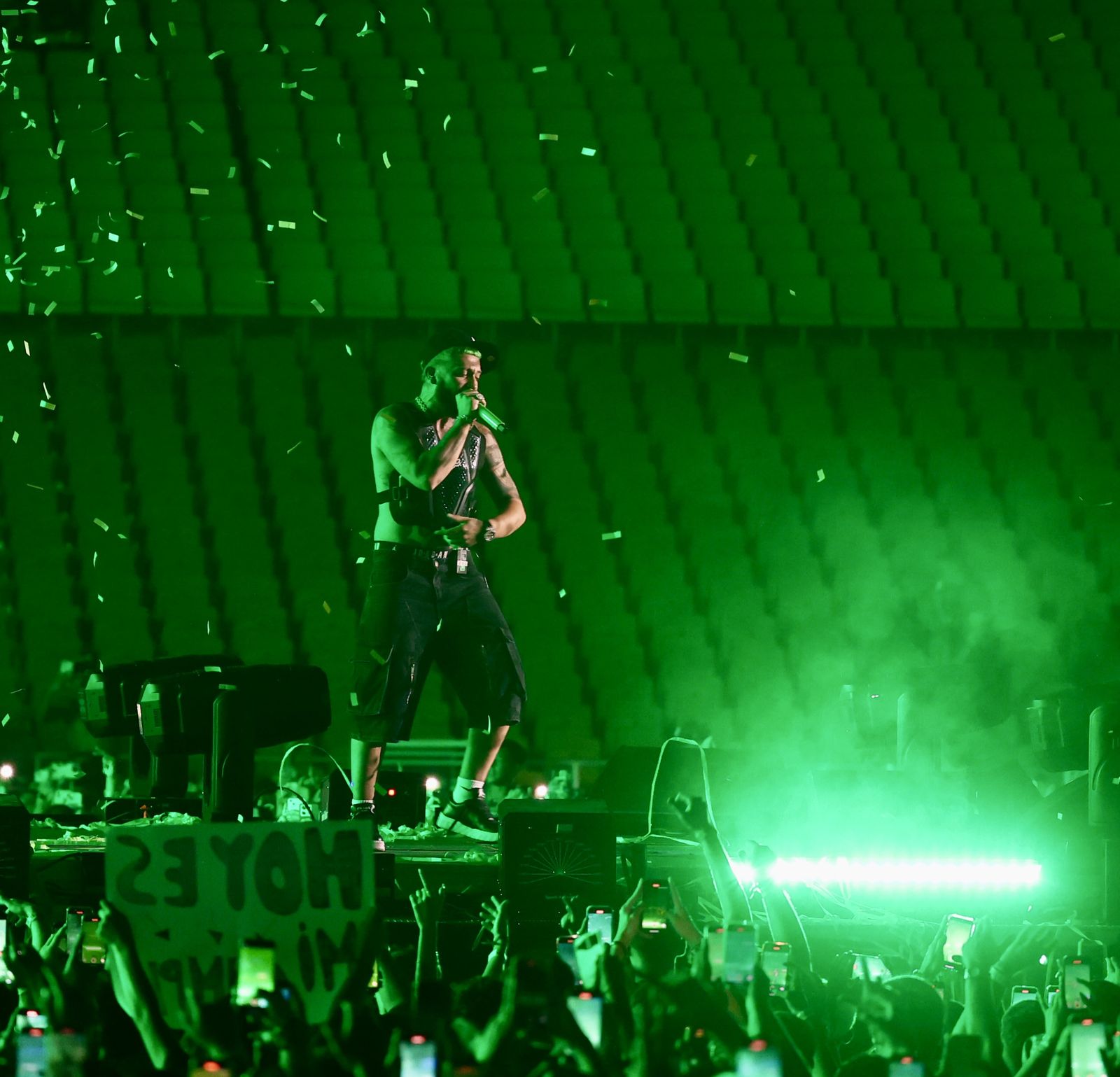 Concierto de JC Reyes en el estadio de la Cartuja de Sevilla