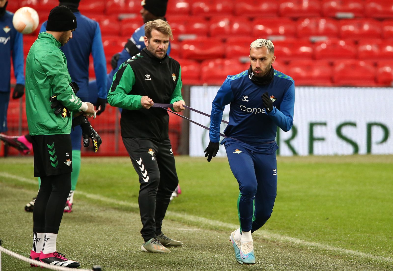 Las fotos previas del Manchester United-Betis