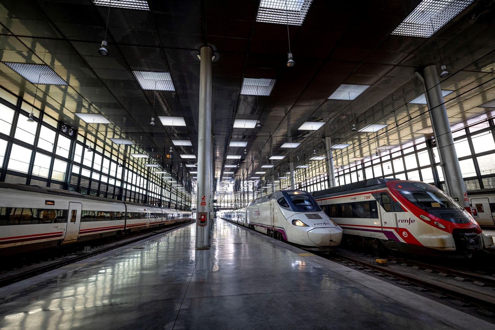 La terminal ferroviaria de Cádiz.