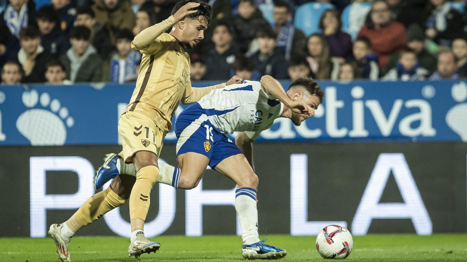 El Zaragoza-Málaga CF, en fotos