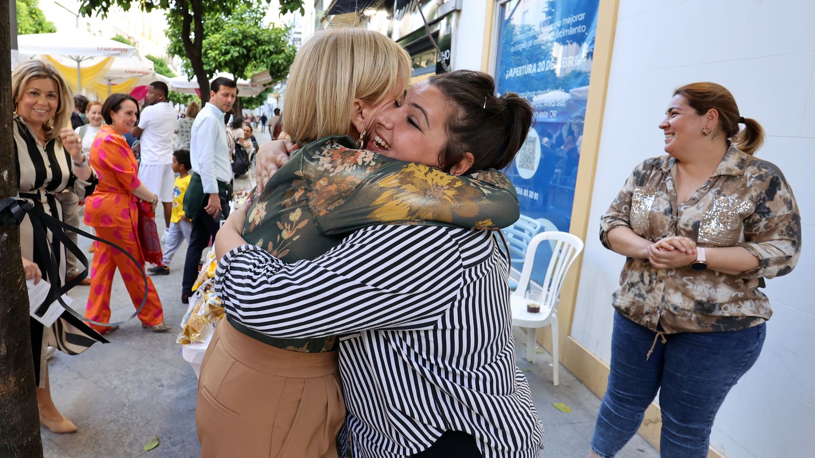 El centro de Jerez lleno este sábado