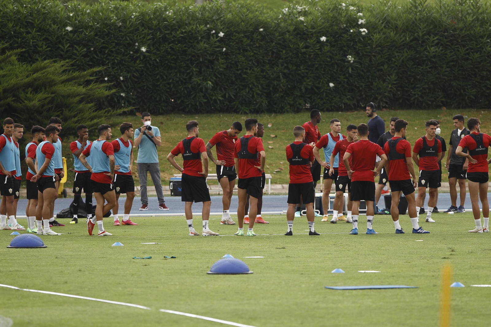 Fotogalería entrenamiento U.D. Almería