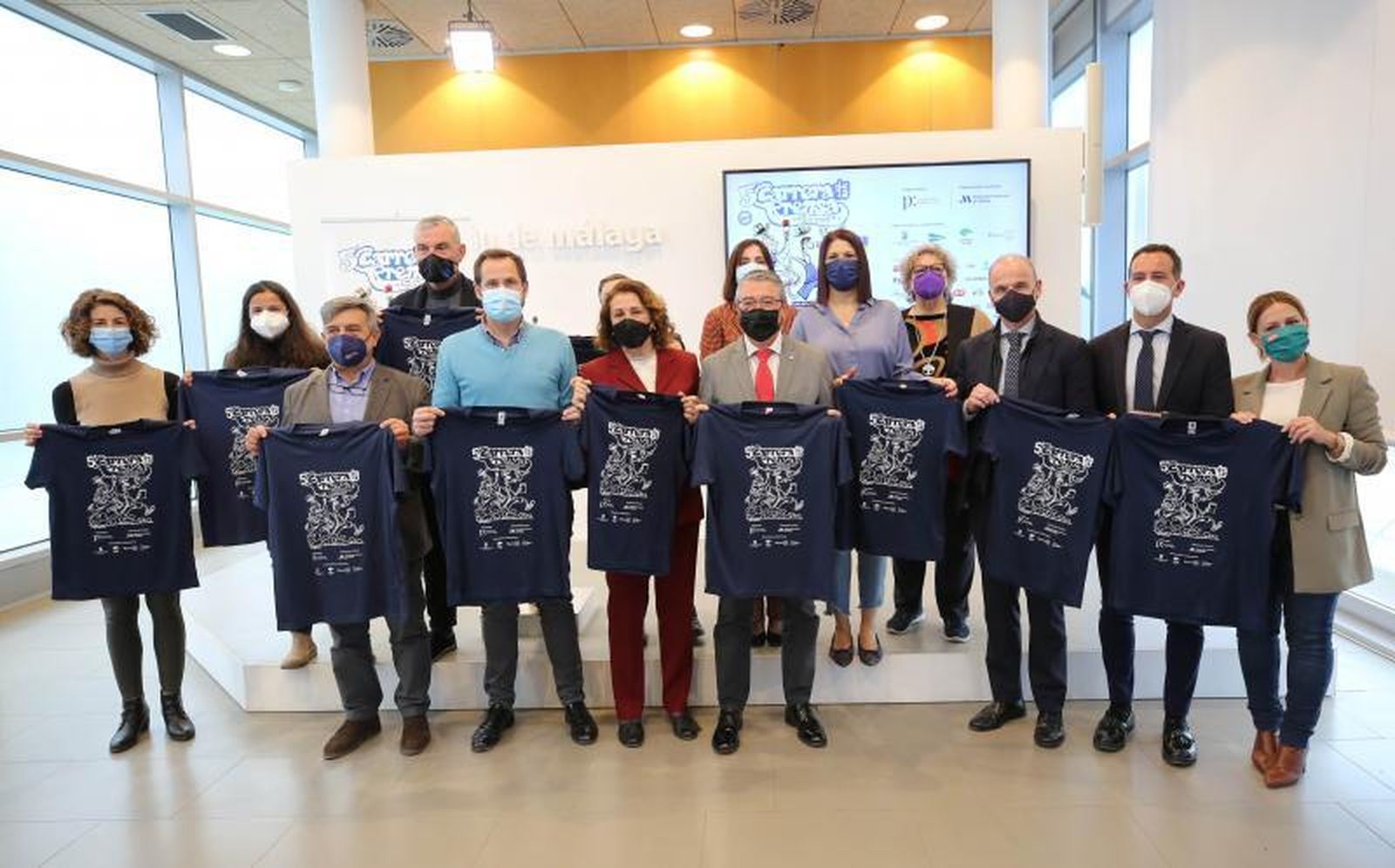 Presentación de la Carrera de la Prensa de Málaga.