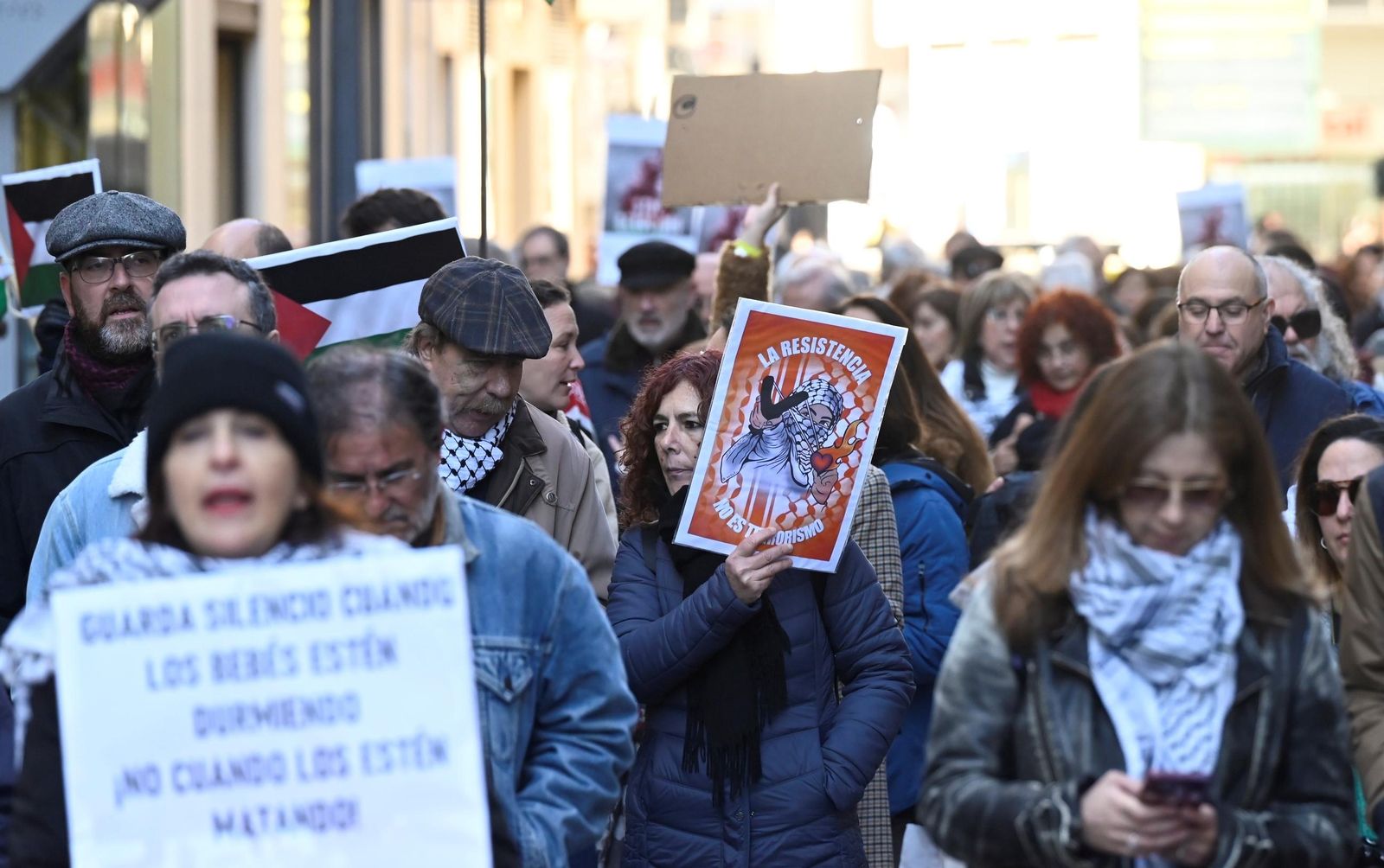 Las imágenes de la manifestación de las iniciativas de solidaridad con Palestina en Córdoba