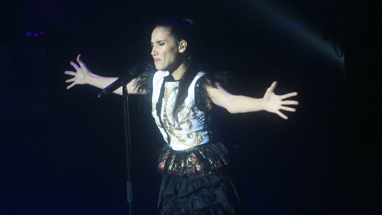 India Martínez en uno de sus conciertos.