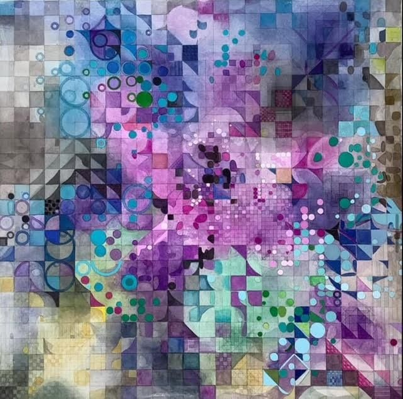 Otra de sus obras expuestas.