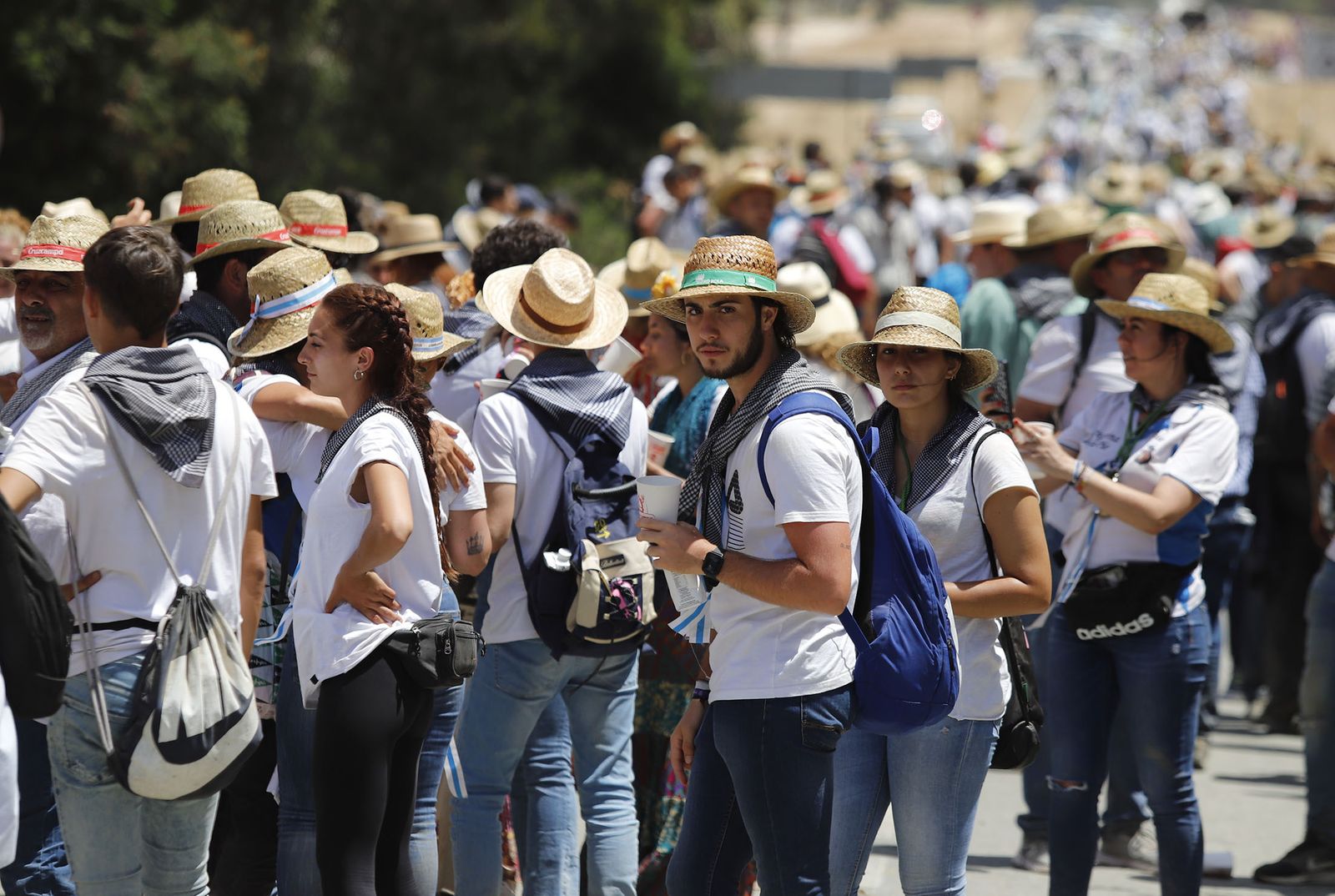 Todos los peregrinos de la Hermandad de Huelva, en imágenes