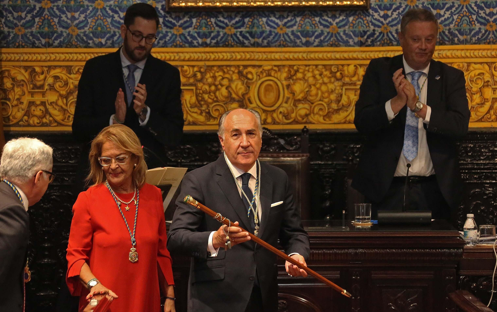 Fotos del pleno de investidura de José Ignacio Landaluce en Algeciras