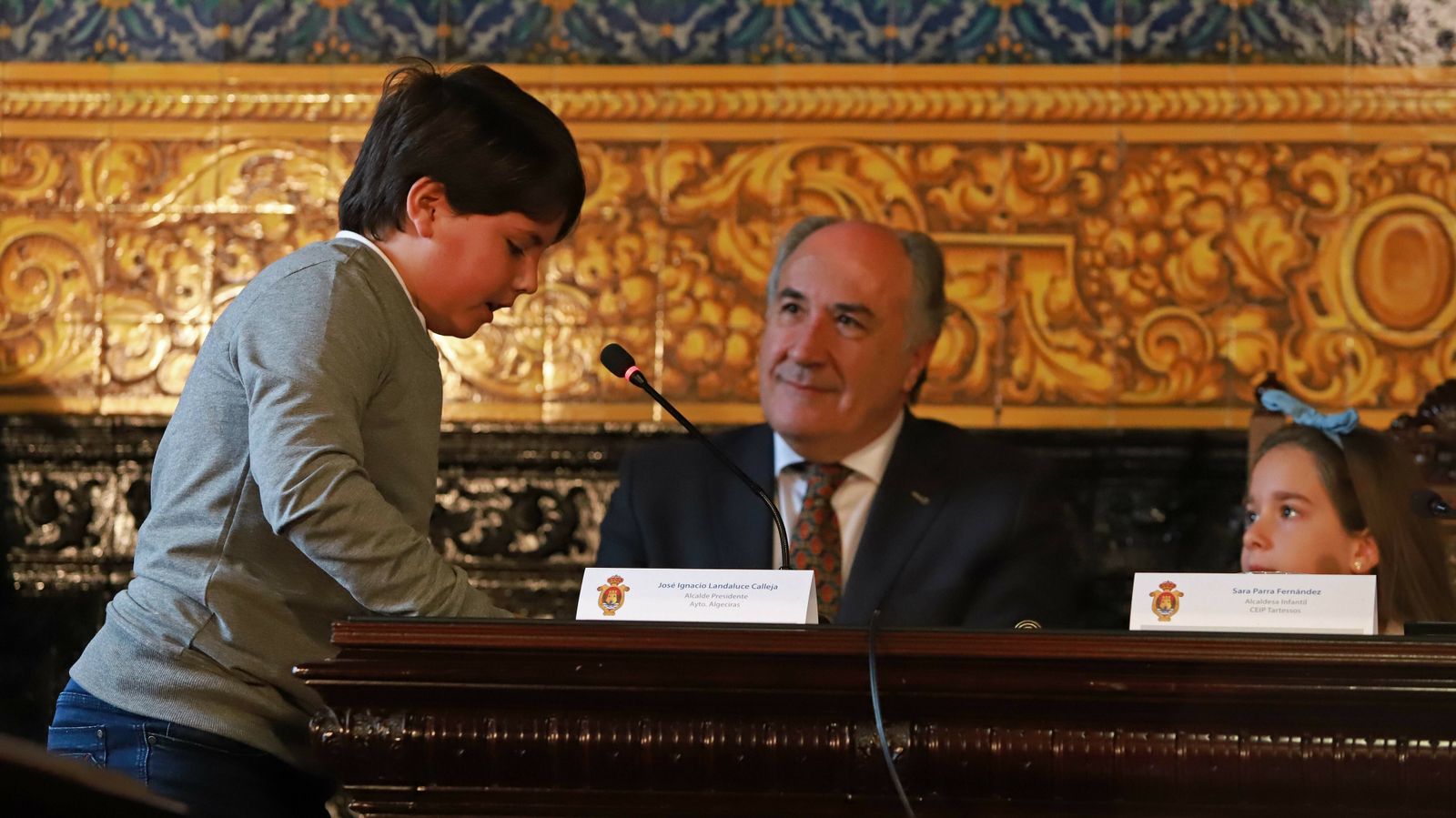 Pleno infantil en el Ayuntamiento de Algeciras