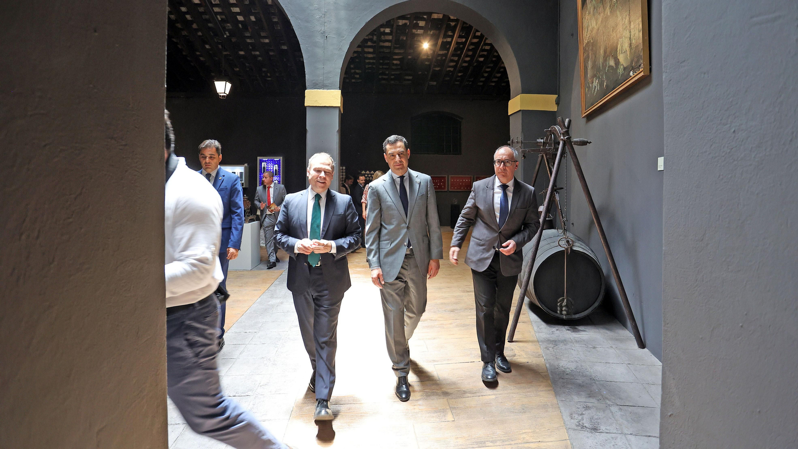 Juanma Moreno en la celebración del 150 aniversario de Fundador