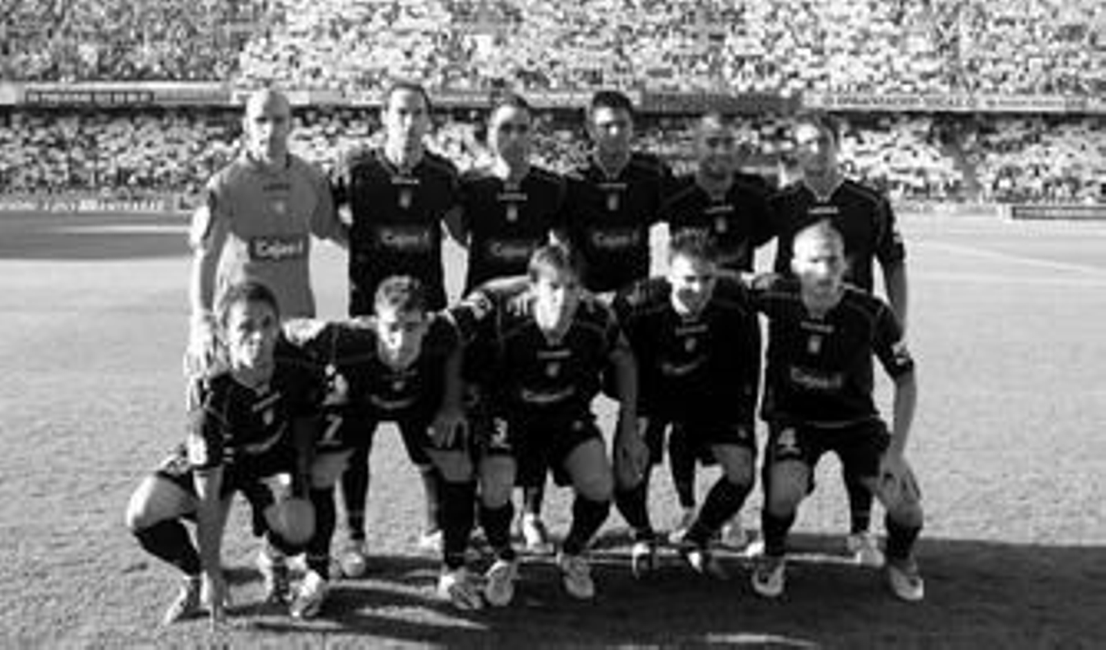 Formación que presentó el Xerez Deportivo el pasado domingo en el Heliodoro Rodríguez López de Tenerife.