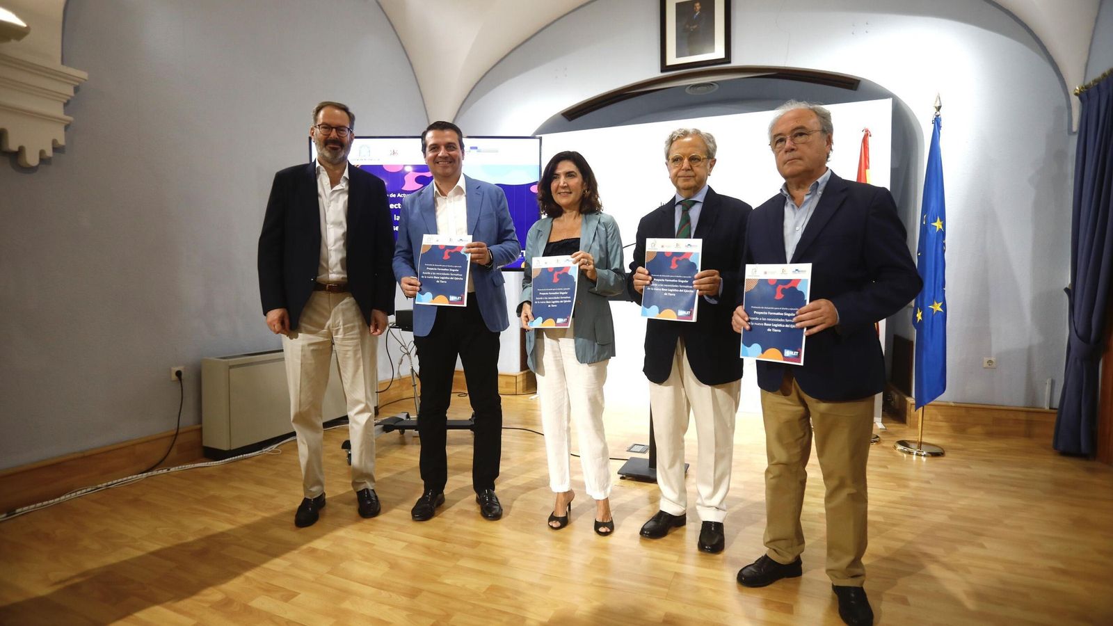 Presentación del proyecto formativo singular acorde a las necesidades de formación de la nueva Base Logística del Ejército de Tierra (BLET). Presentación del proyecto formativo singular acorde a las necesidades de formación de la nueva Base Logística del Ejército de Tierra (BLET).