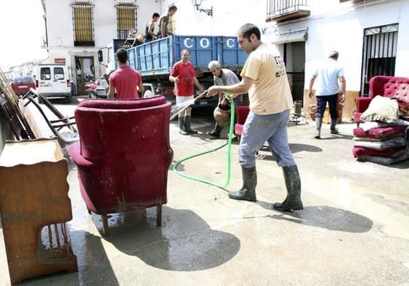 Violenta tromba de agua en Córdoba