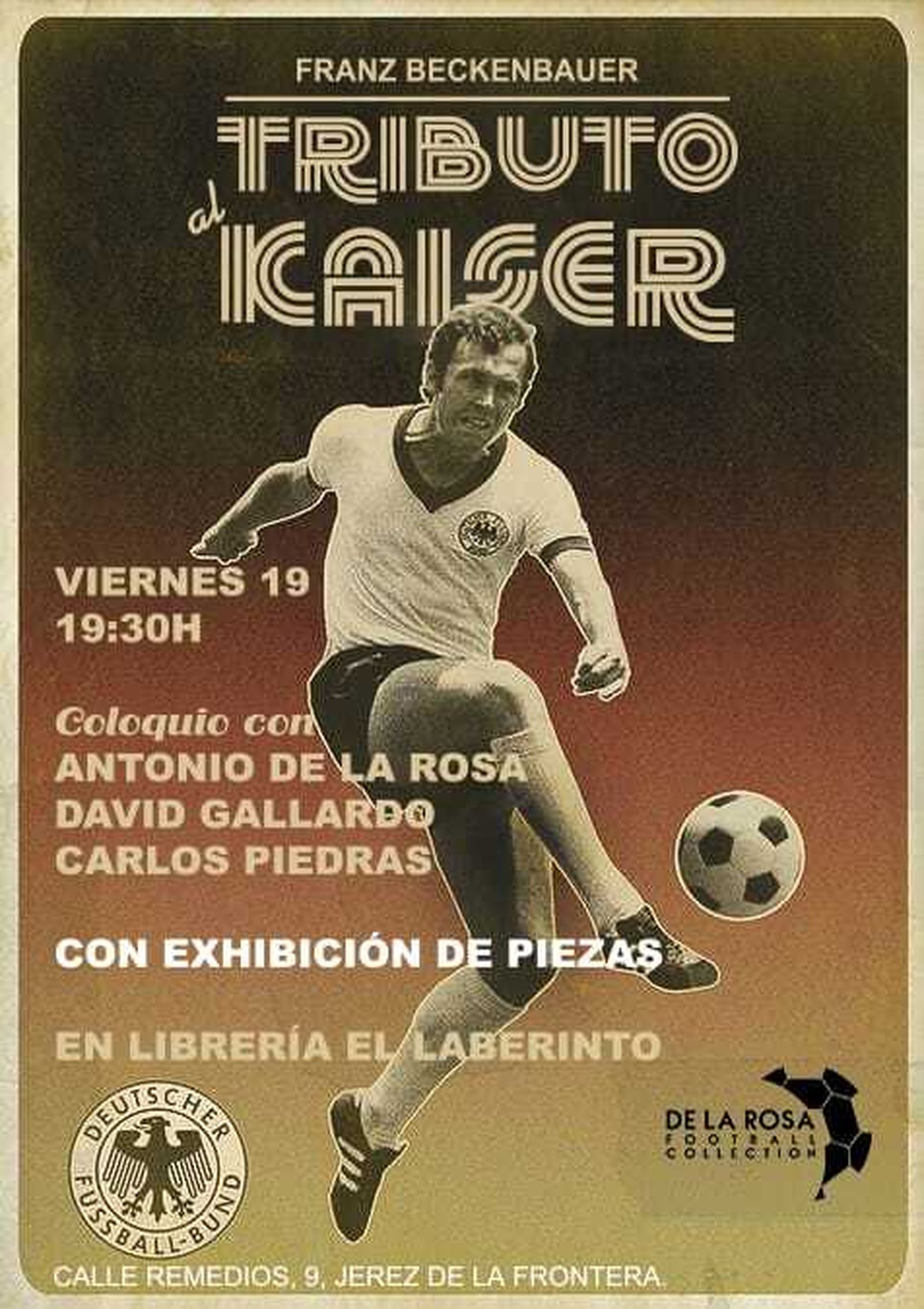 Cartel anunciador del acto.