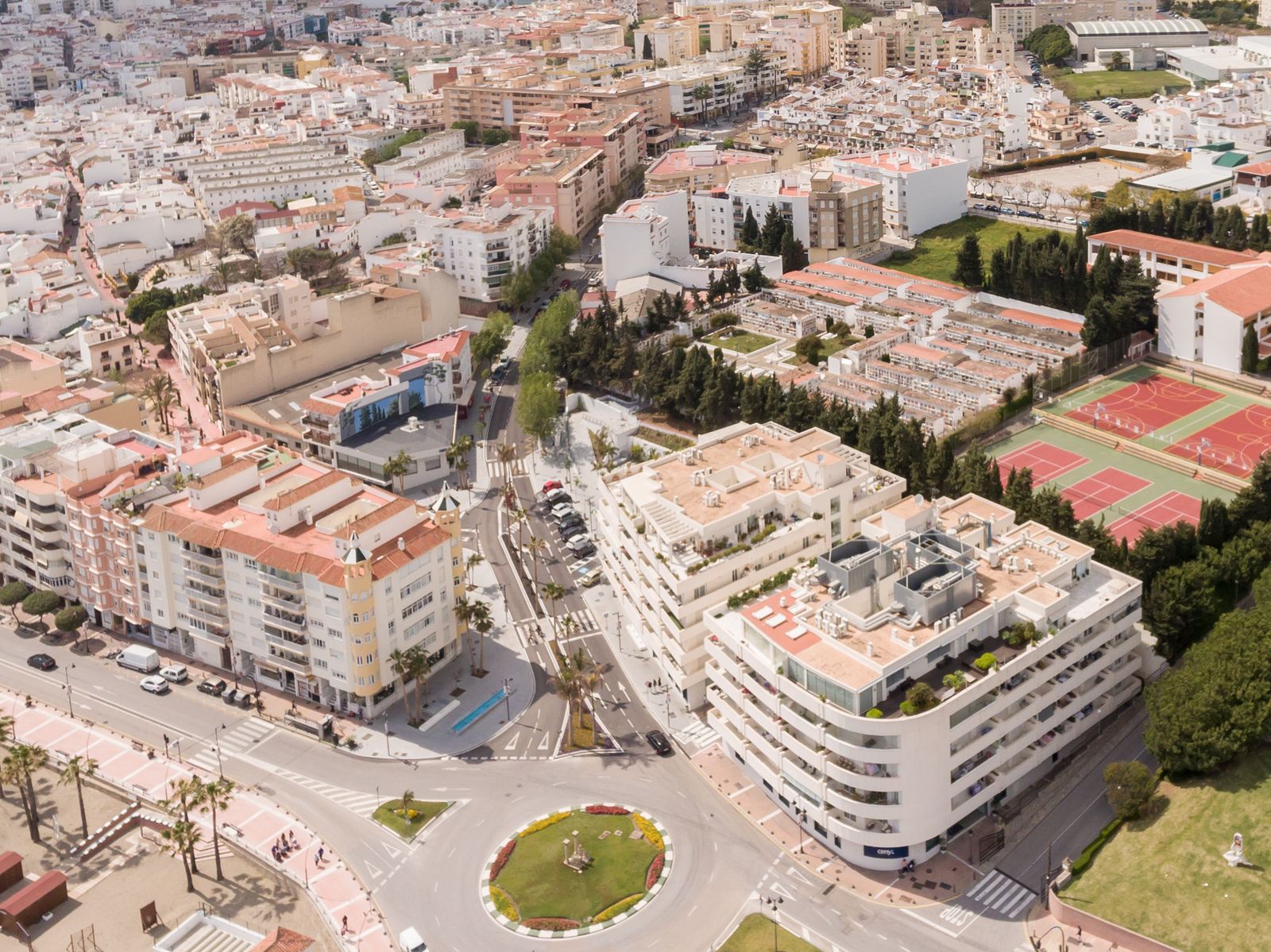 Vista de una zona de la localidad de Estepona.