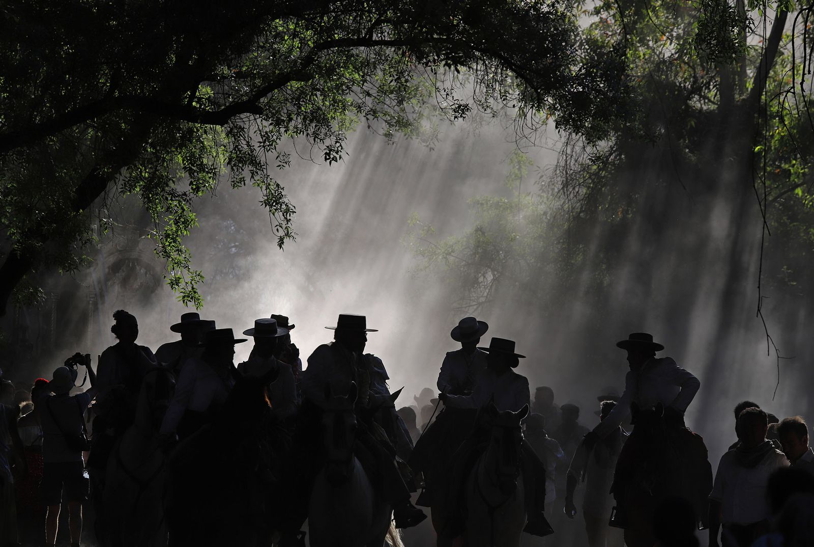 Imágenes de la Hermandad de Huelva a su paso por El Charco