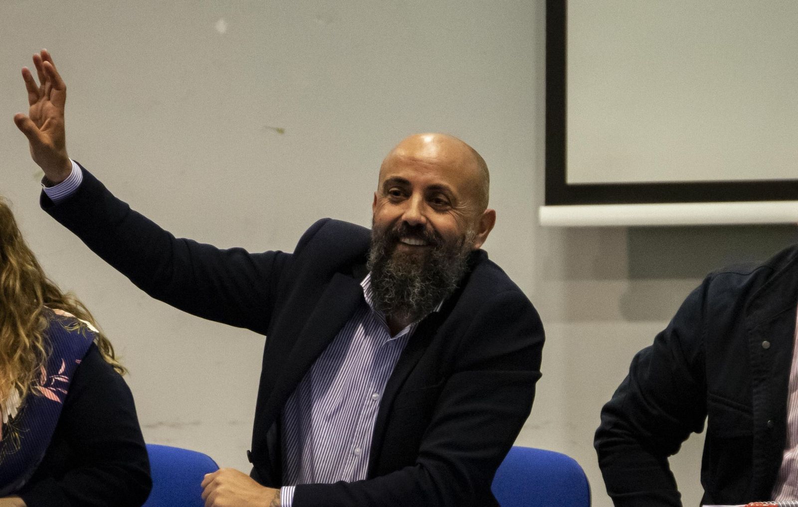 Juan Luis Gil, durante una reunión del consejo.