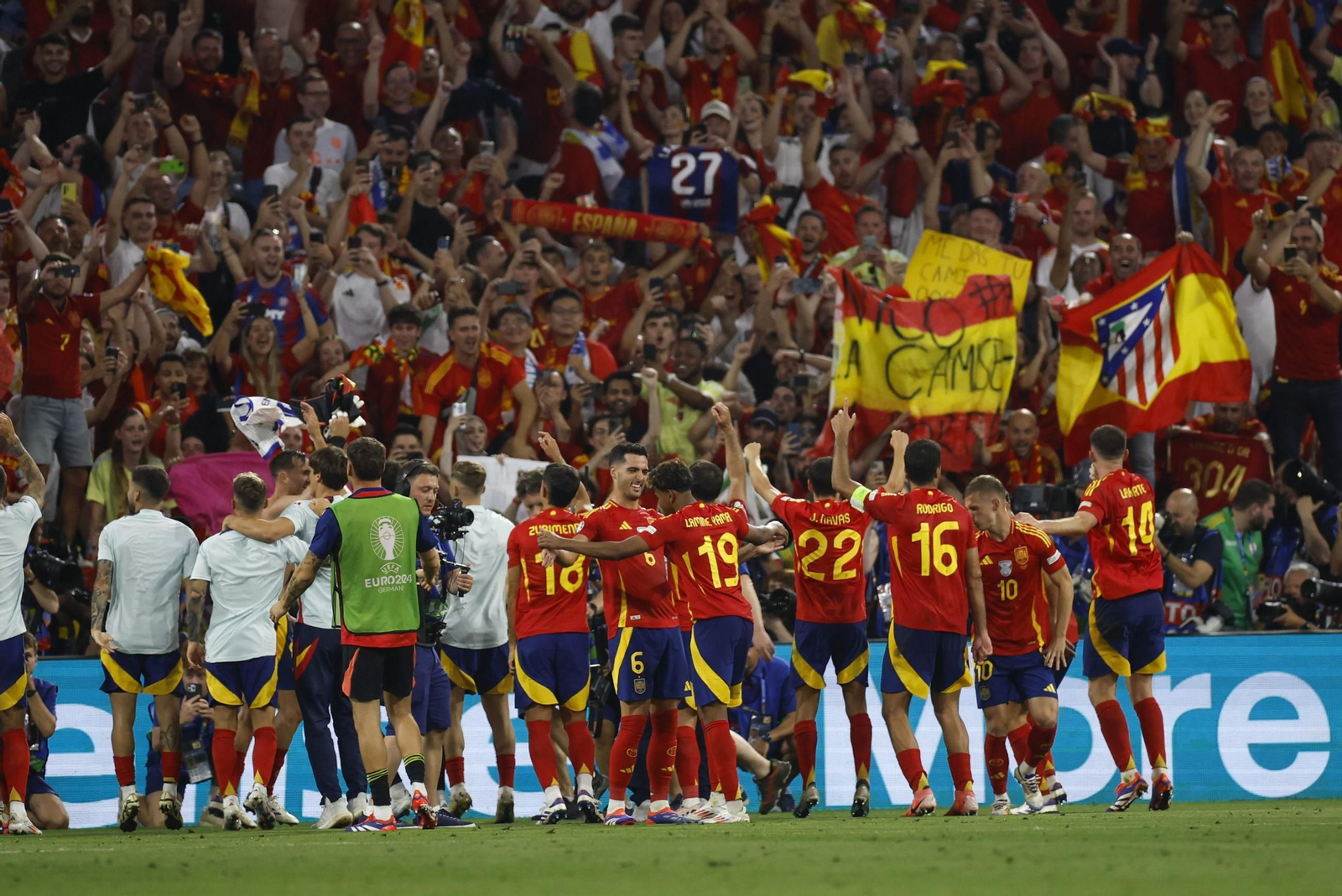 Las mejores imágenes del España - Francia