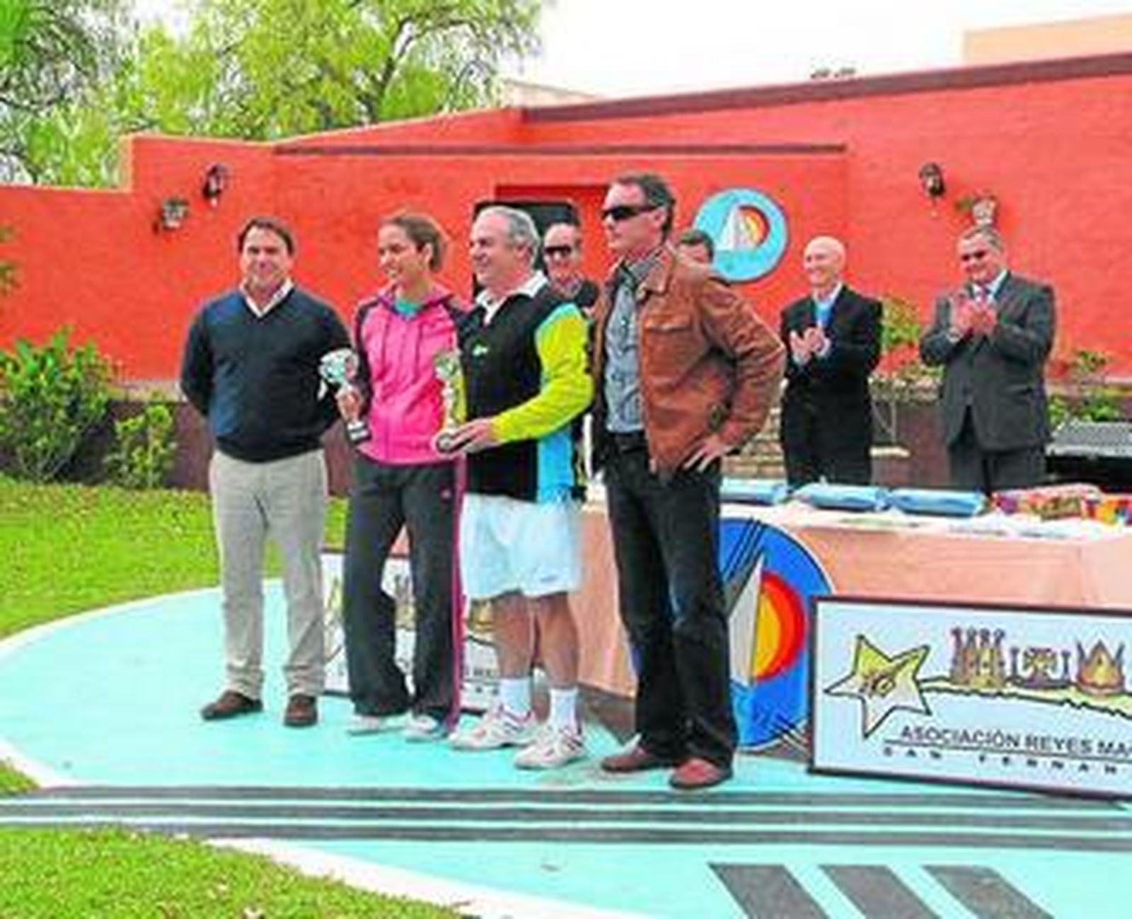 Momento de la entrega de premios del torneo.