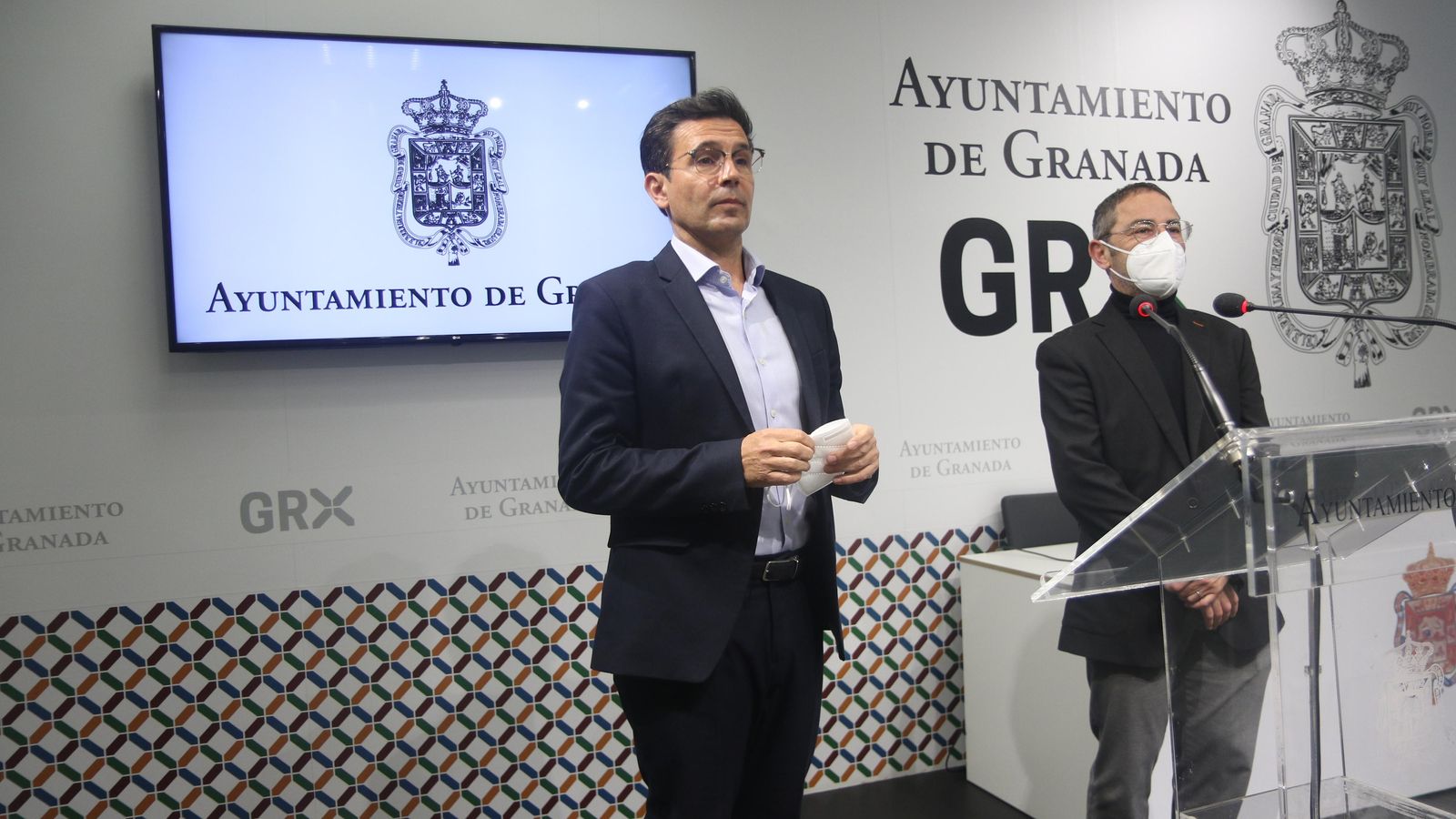 El alcalde y el concejal de Urbanismo, hoy en la presentación. El alcalde y el concejal de Urbanismo, hoy en la presentación.