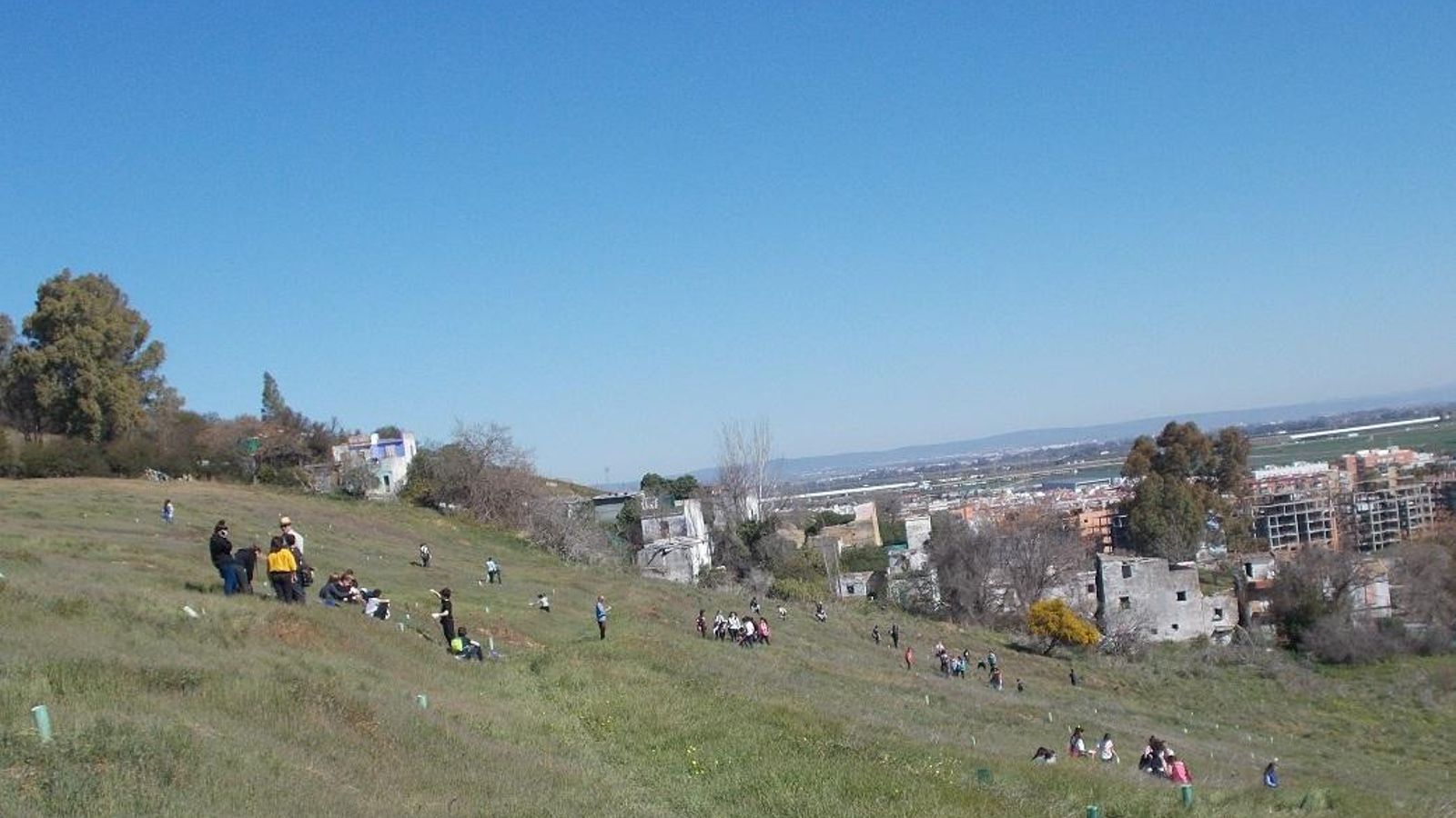 La ladera, junto al conocido como barrio del Chato.