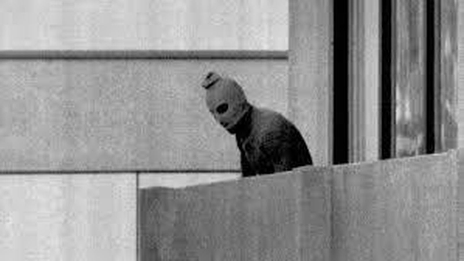 Uno de los terroristas de Septiembre Negro en el atentado de Múnich de 1972.