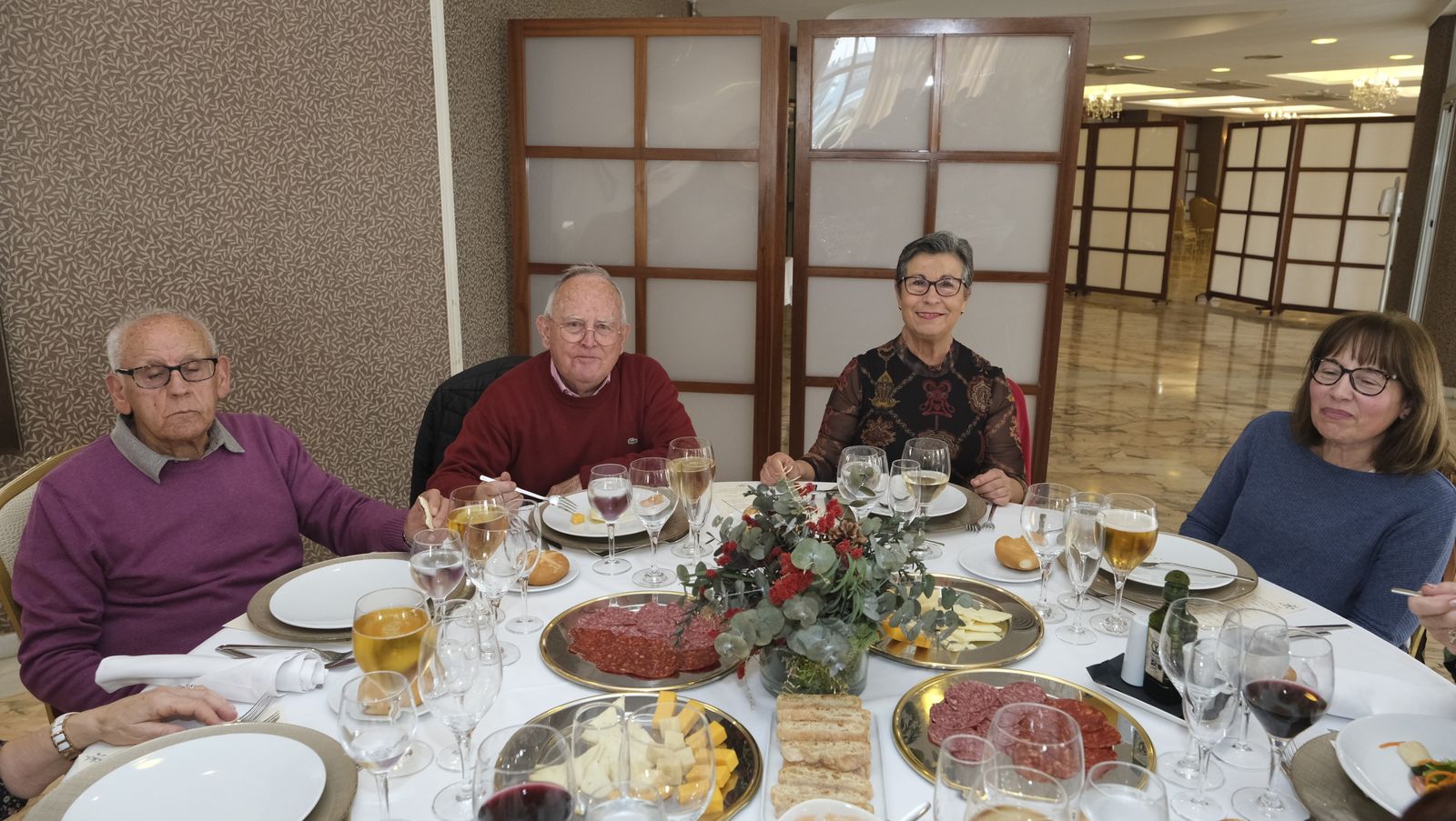 Imágenes del encuentro anual de los docentes jubilados almerienses, ADOJAL