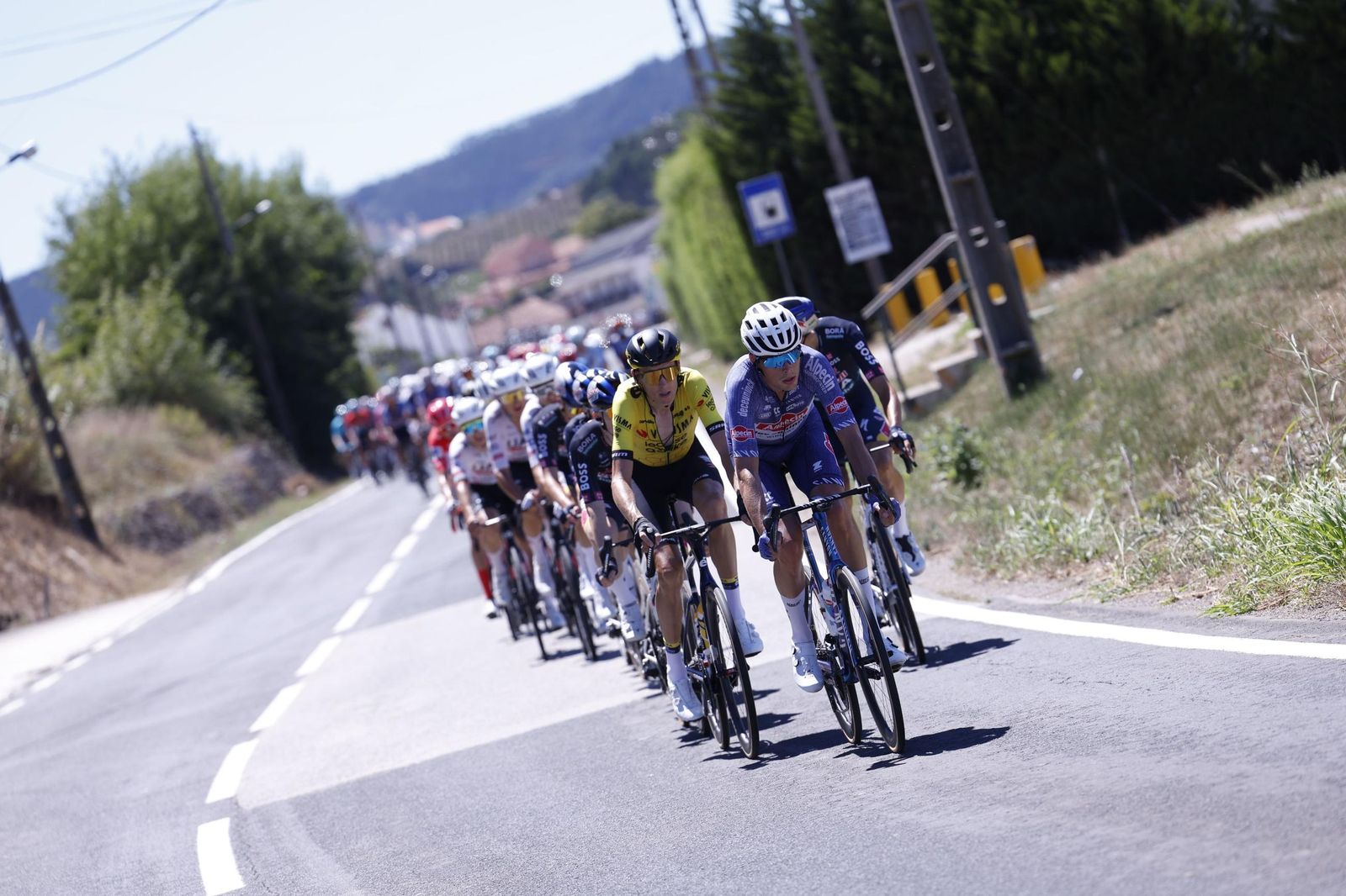 Luis Ángel Maté, protagonista en la fuga de la Vuelta a España