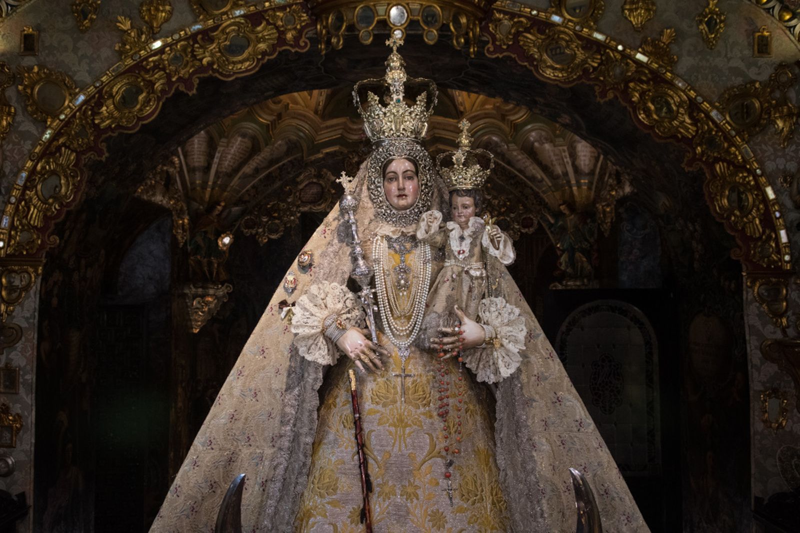 Imagen de la Virgen de Araceli.