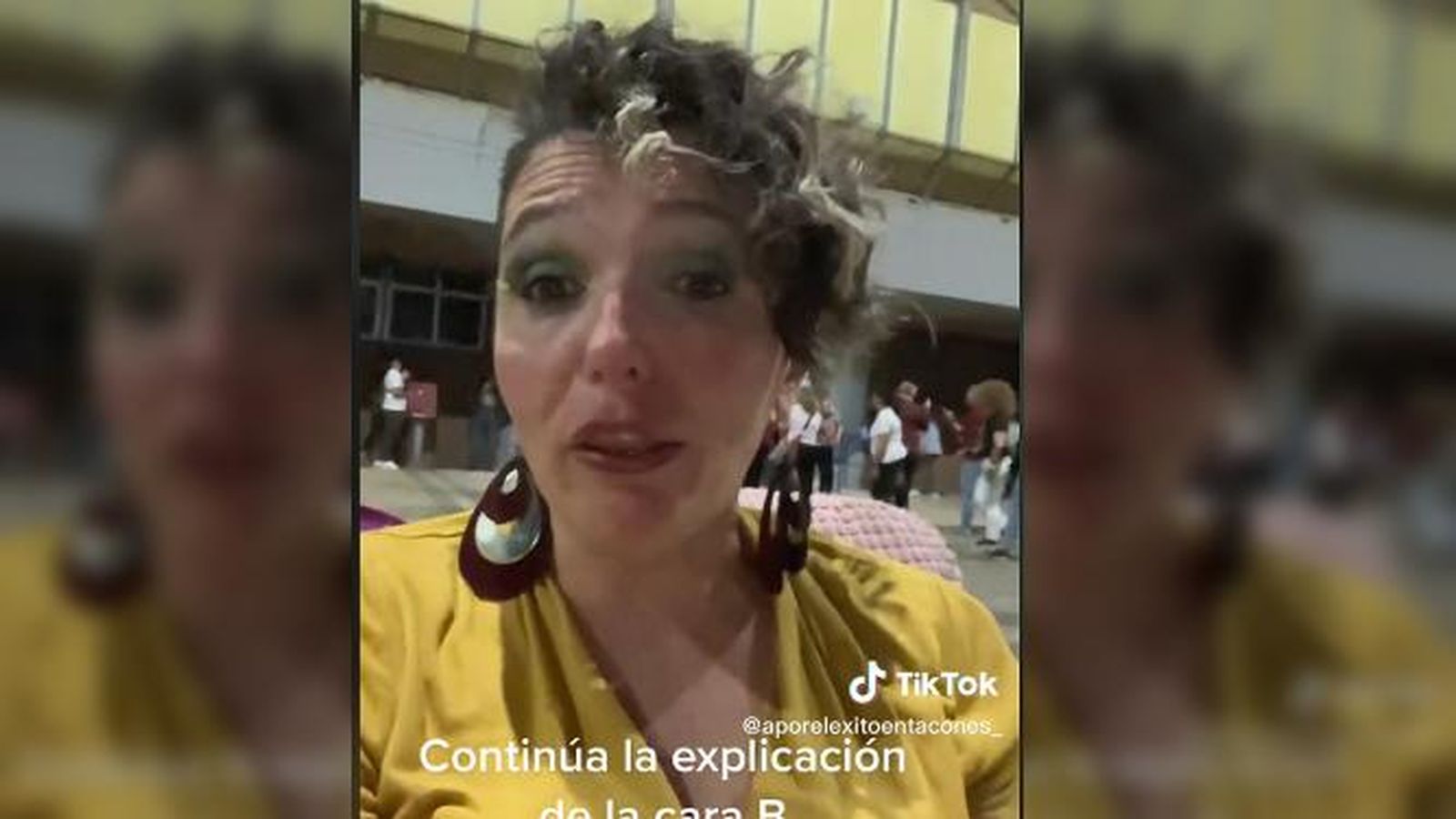 Cristina Muñoz en uno de sus Tiktoks.