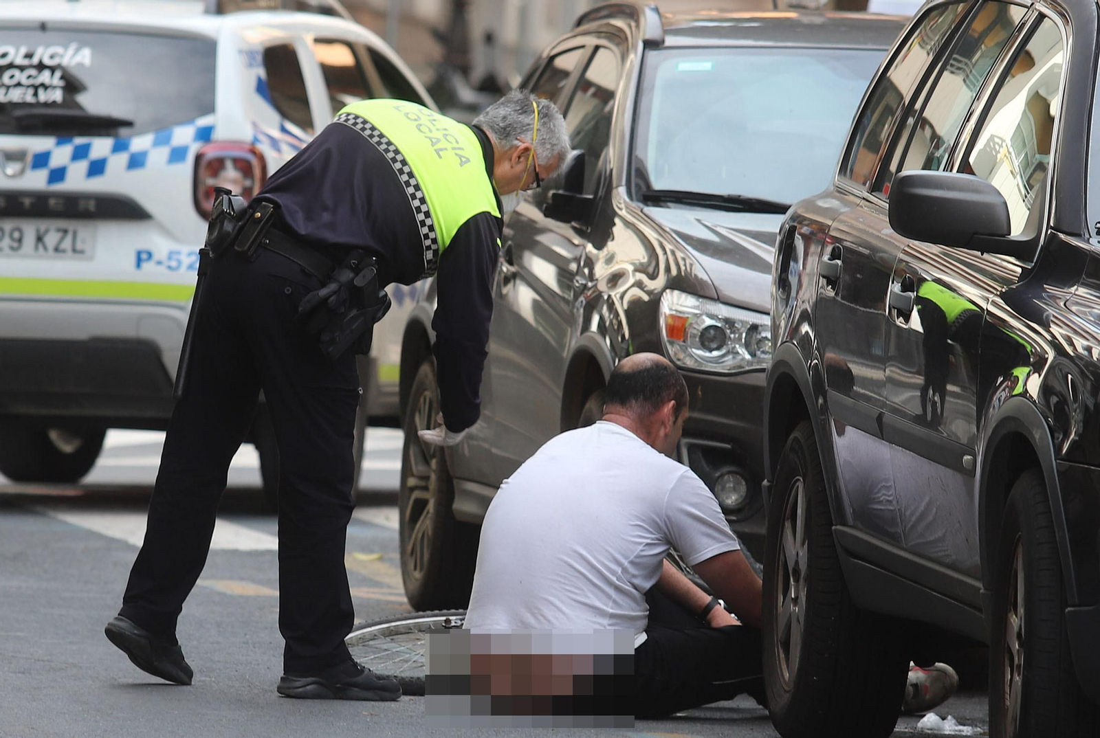 Persecución a un ciclista con el estado de alarma en Huelva