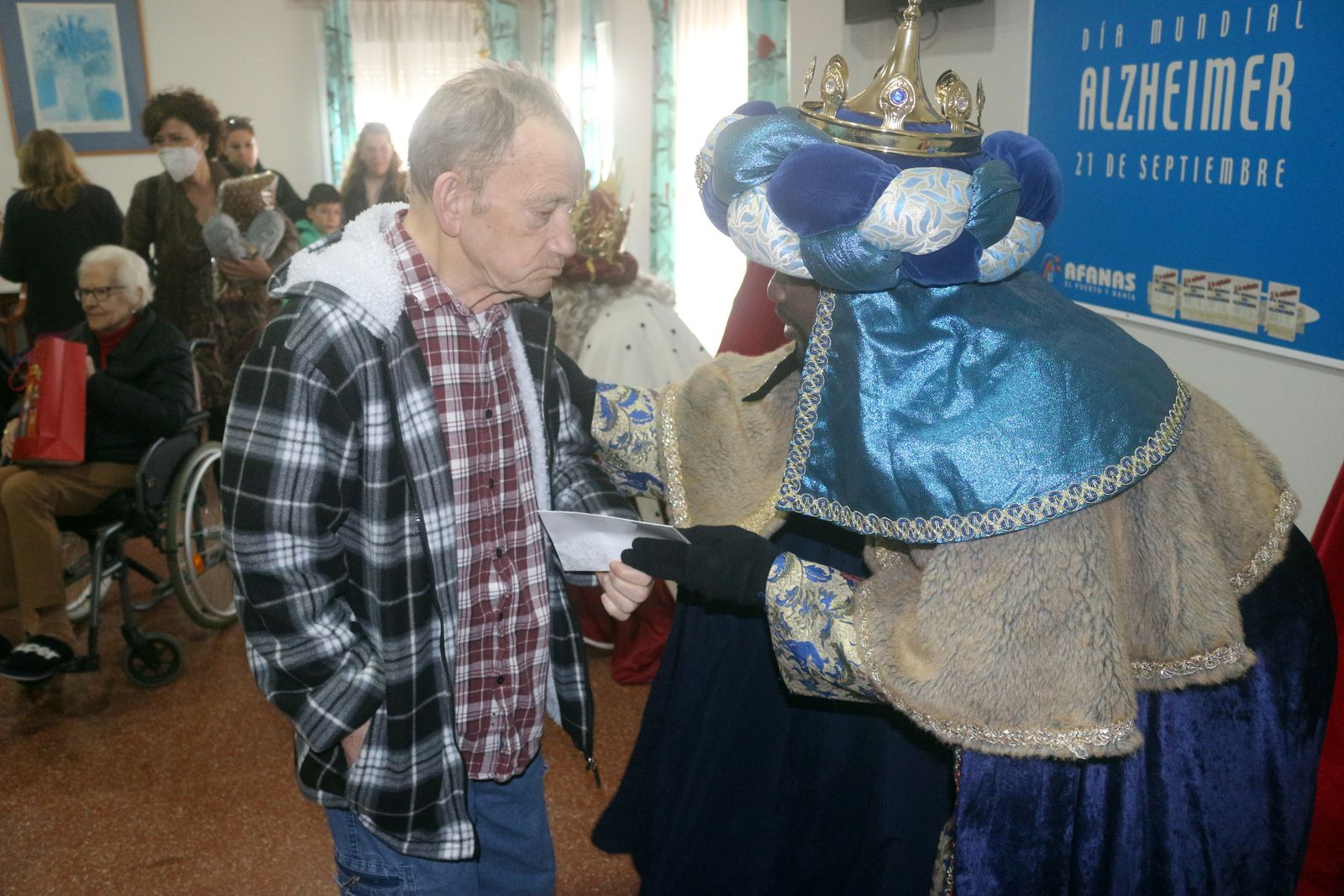 Visita de los Reyes al Centro de Alzheimer 'Las Canteras'
