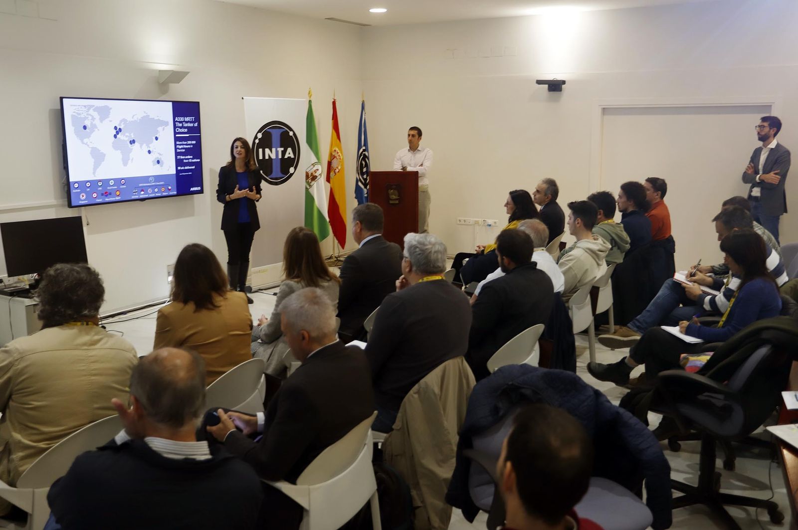 Imágenes del ensayo del demostrador Auto´Mate en el INTA, Huelva