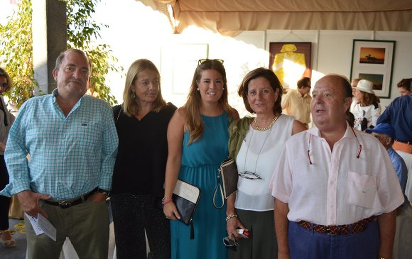 Ricardo López-Francos, Enriqueta Marqués, María Hidalgo, Concha Marqués y Manolo Hidalgo.

Foto: Ignacio Casas de Ciria