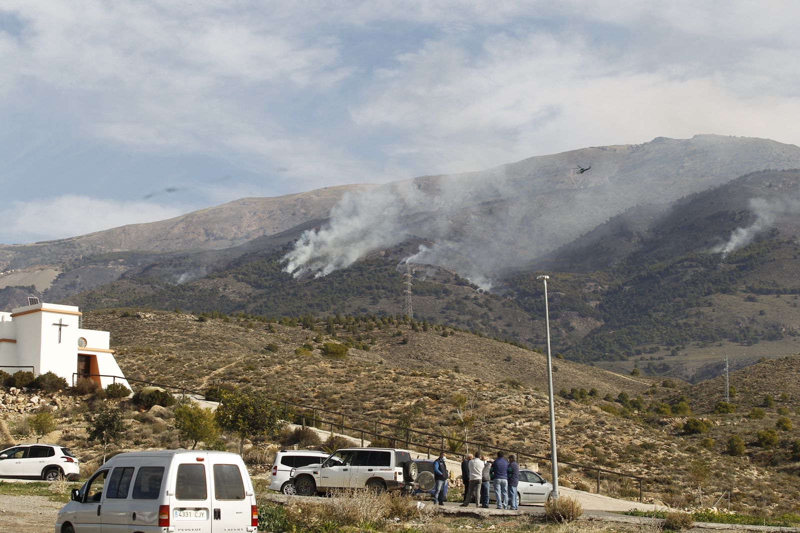 Fotogalería incendio forestal de Castala, Berja y Dalías.