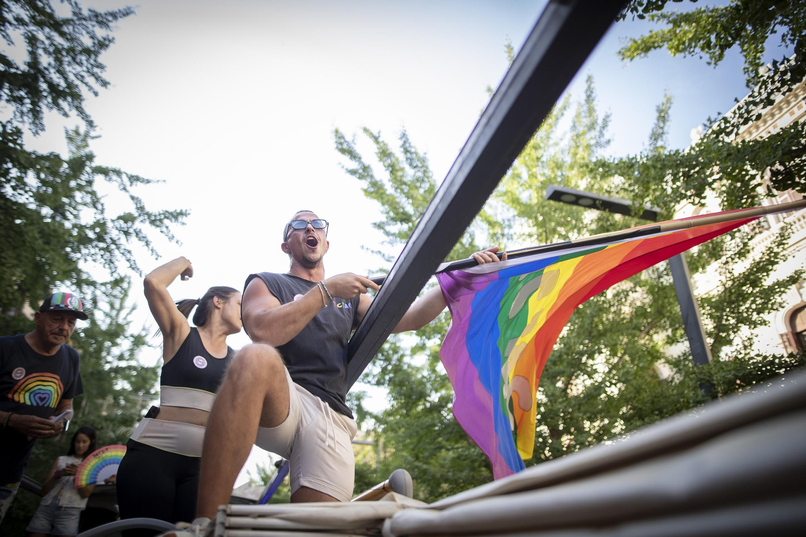 Las mejores imágenes de la manifestación por el Día del Orgullo LGBTIQ+ en Granada