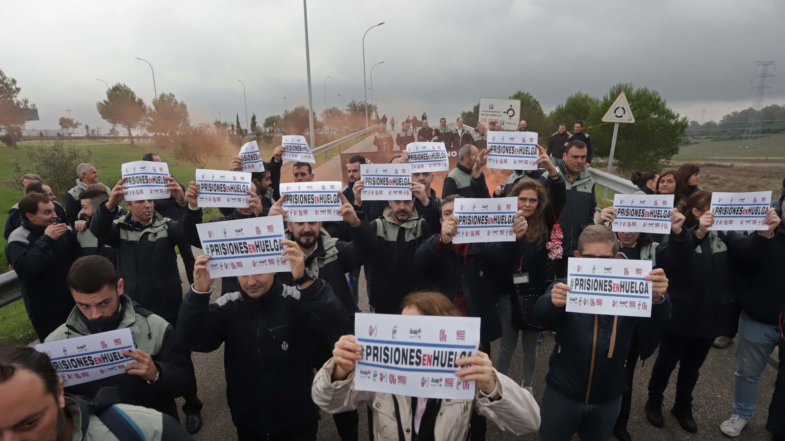 Funcionarios de Botafuegos en huelga