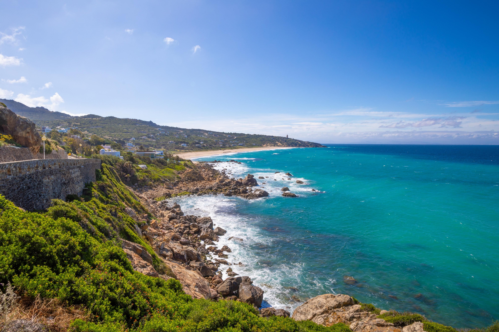 Playa de los Alemanes, en Cádiz.