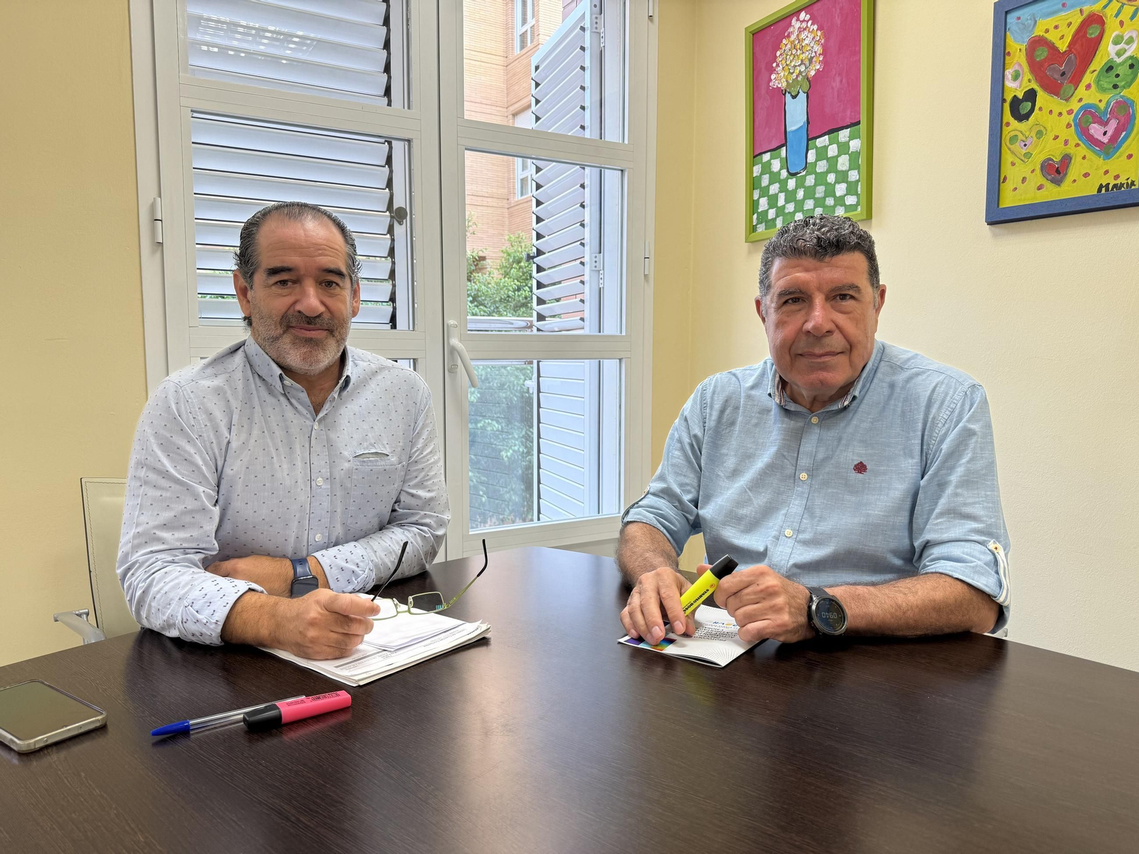 Pedro Gómez y Paco Navarro