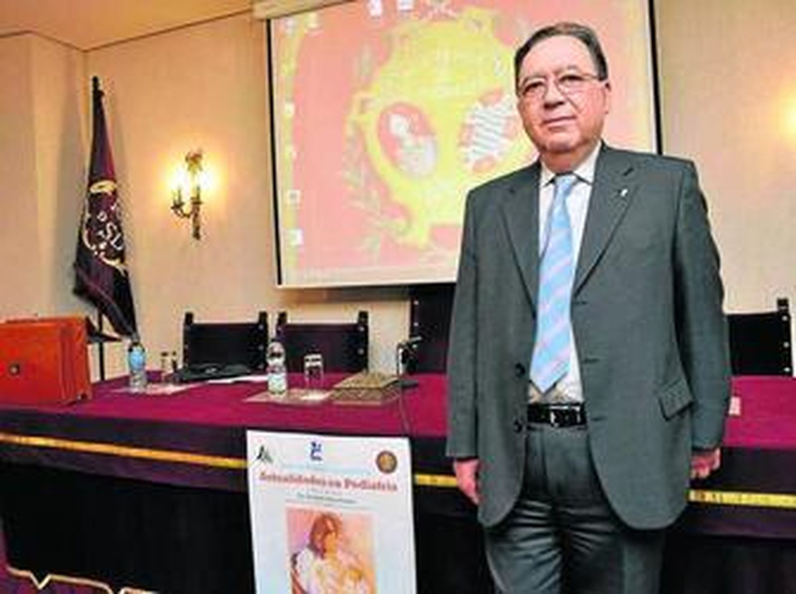 Joaquín Ortiz, jefe del servicio de Pediatría.