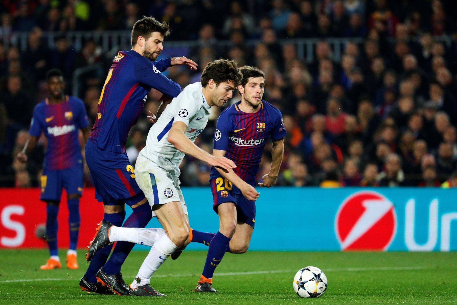 Las imágenes del Barcelona-Chelsea