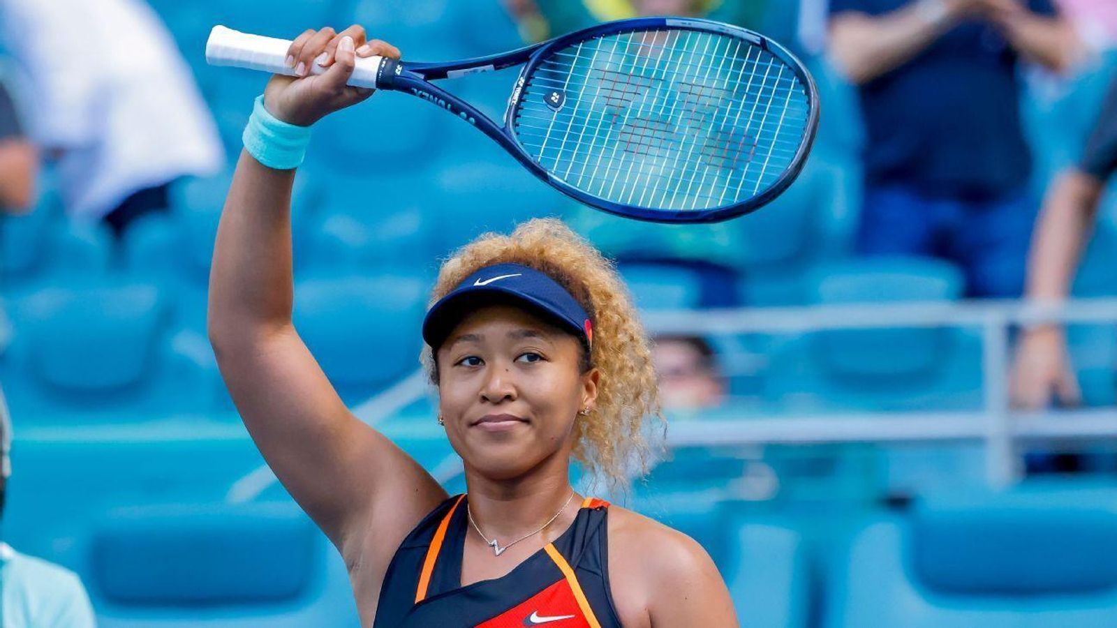 La jugadora profesional de tenis Naomi Osaka