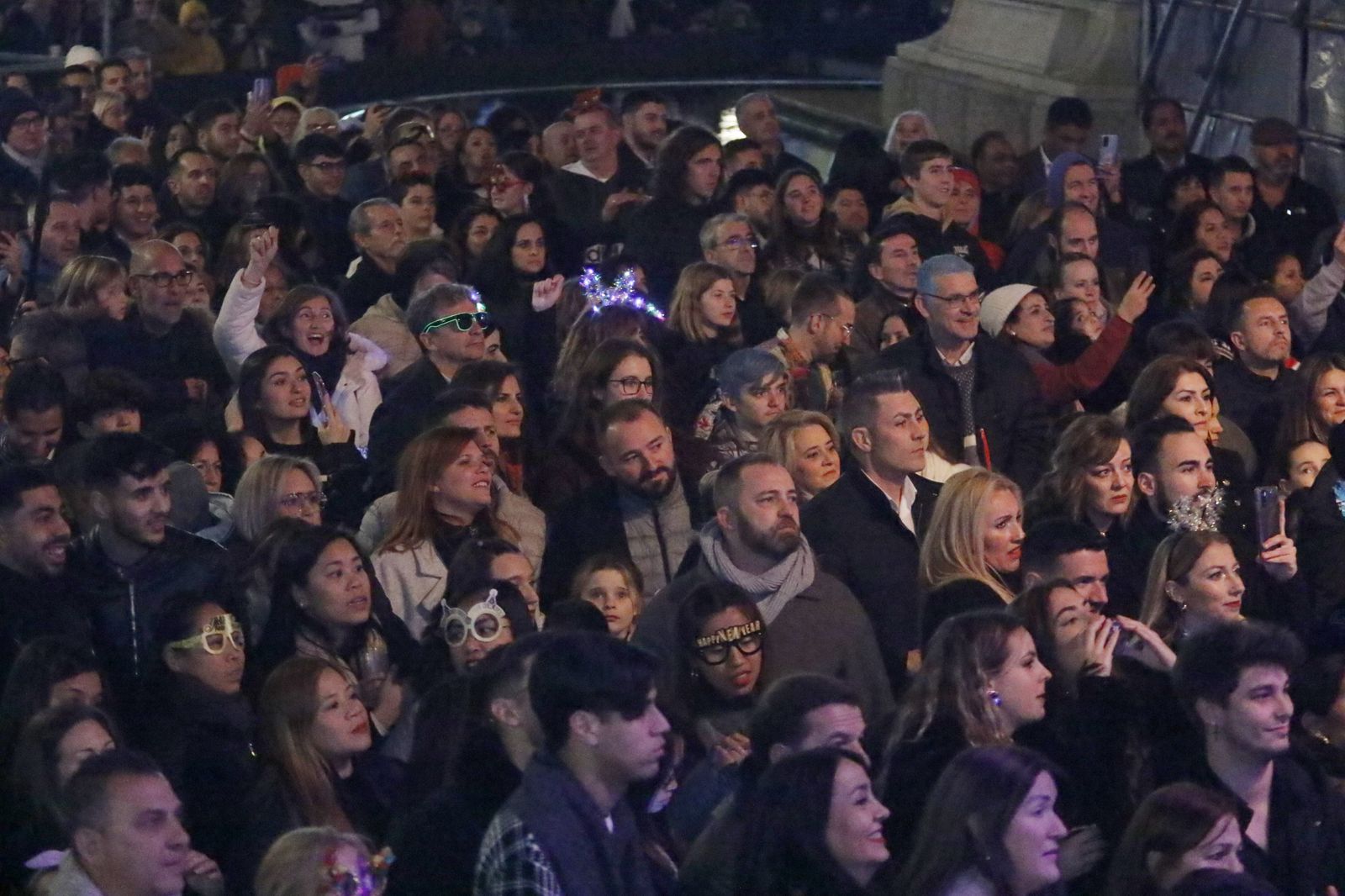 La Fiesta de Nochevieja en Las Tendillas, en imágenes