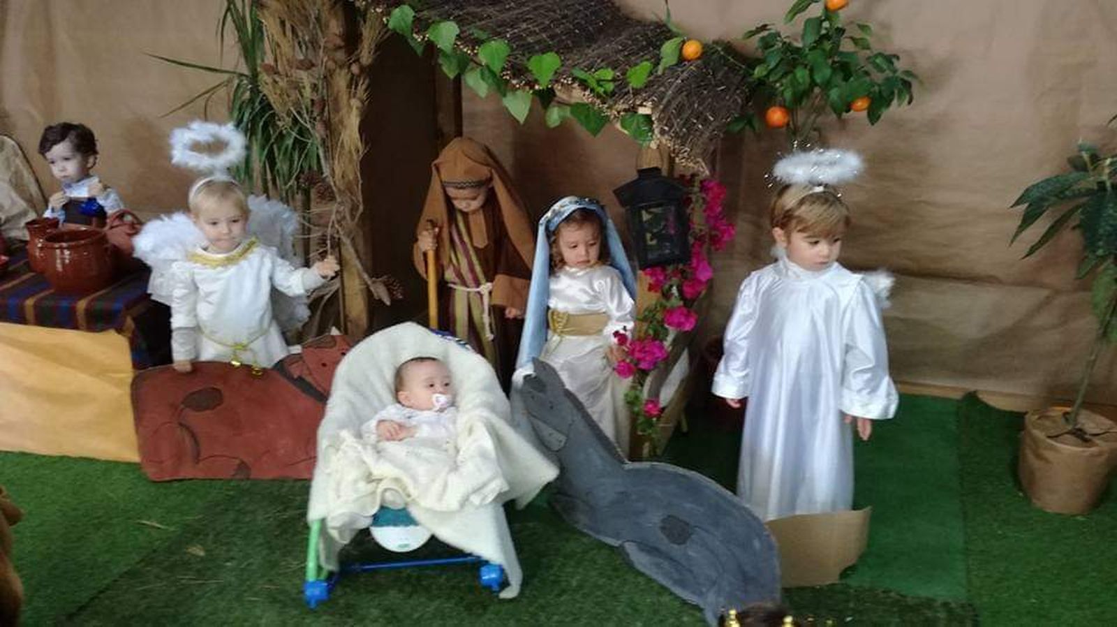 Belén de la guardería Colorines.