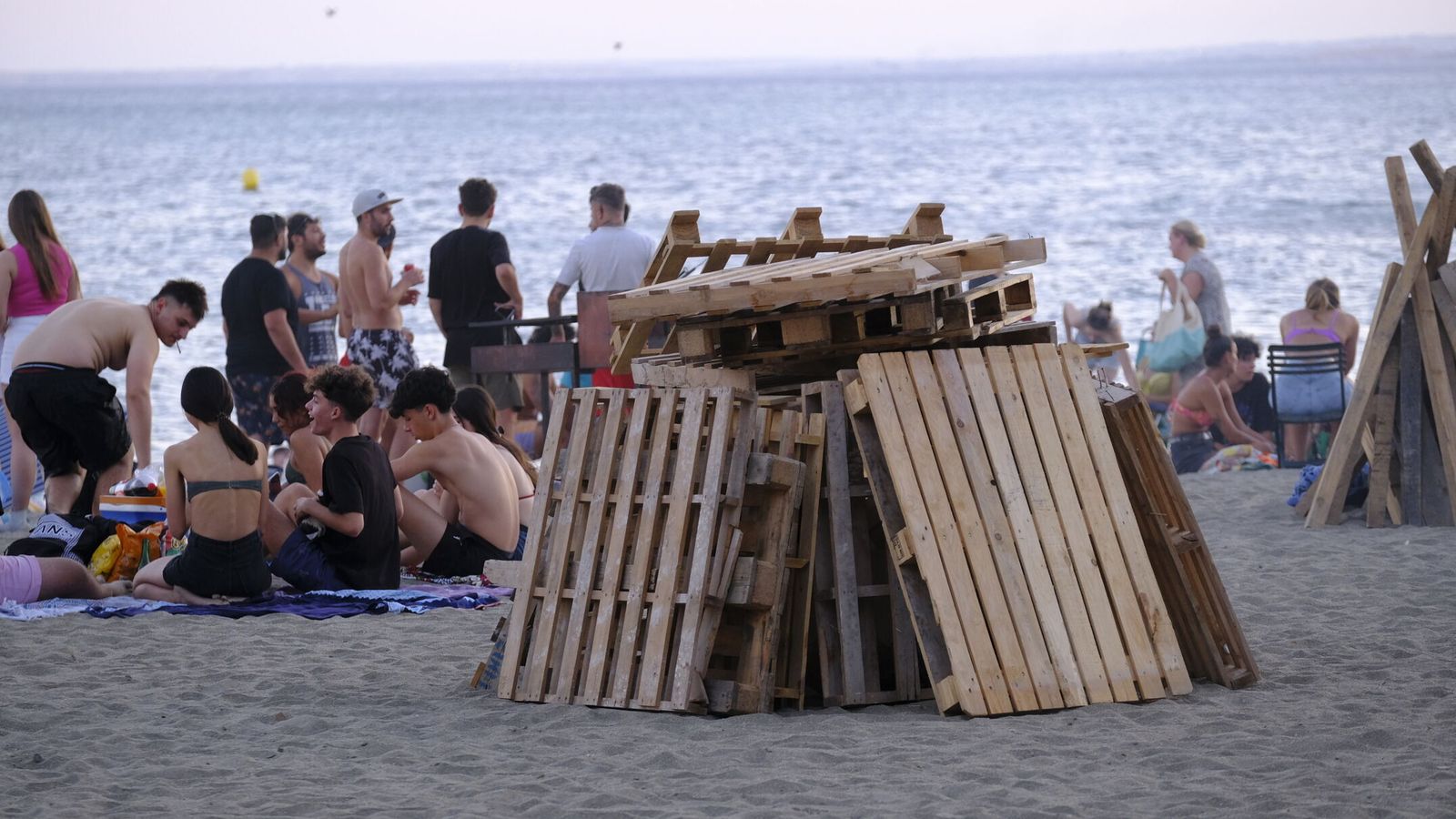 Madera lista para ser quemada.