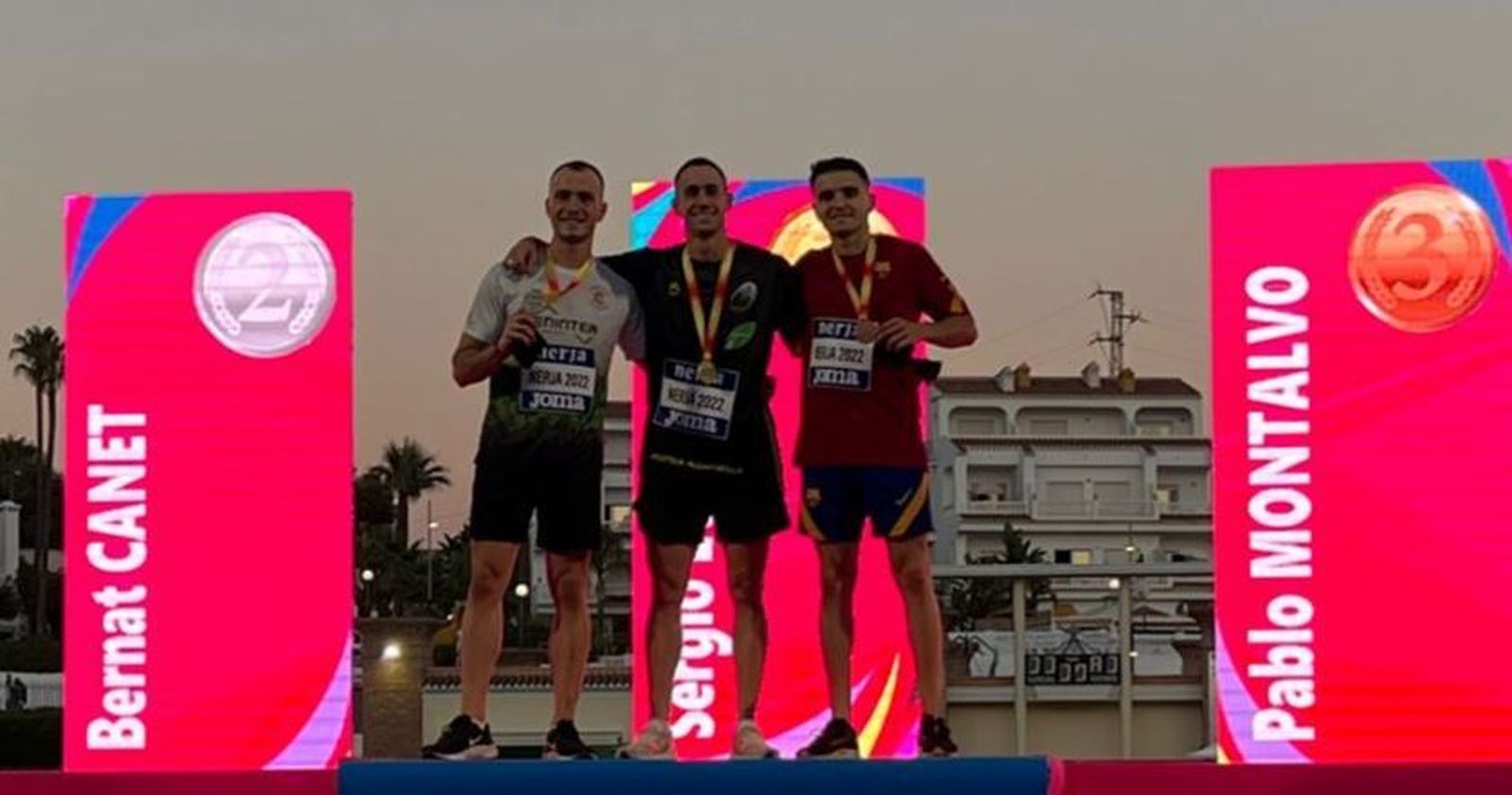 El algecireño Pablo Montalvo, tercero en el podio.