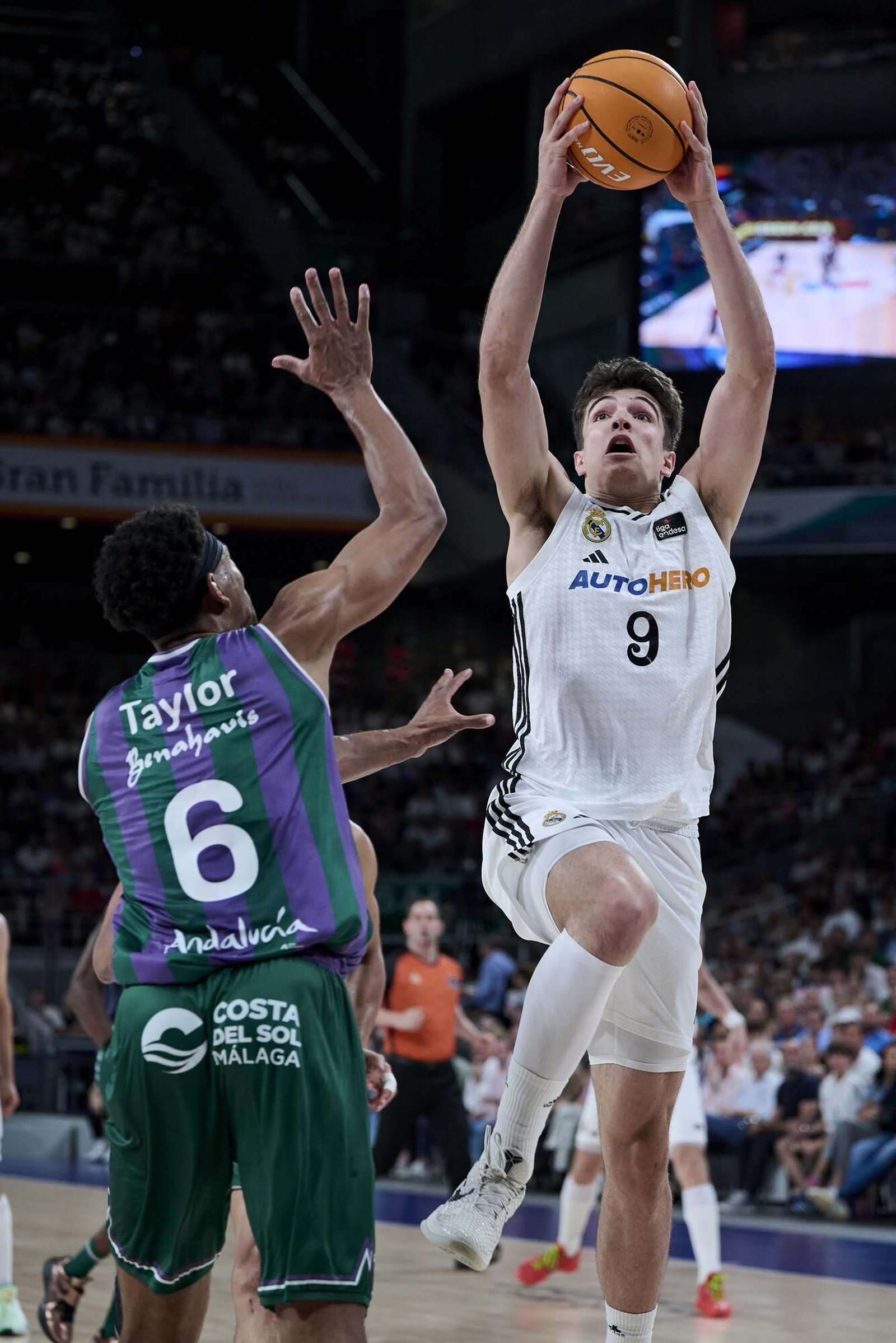 El Real Madrid-Unicaja en fotos