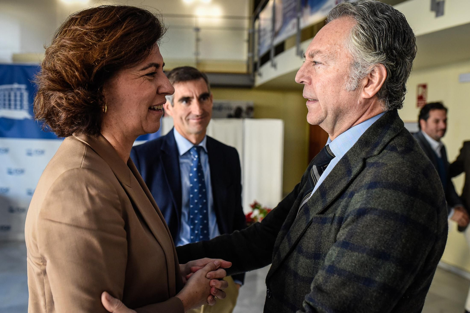 Imágenes del público en el Foro Joly Andalucía Sostenibilidad en el Cluster portuario